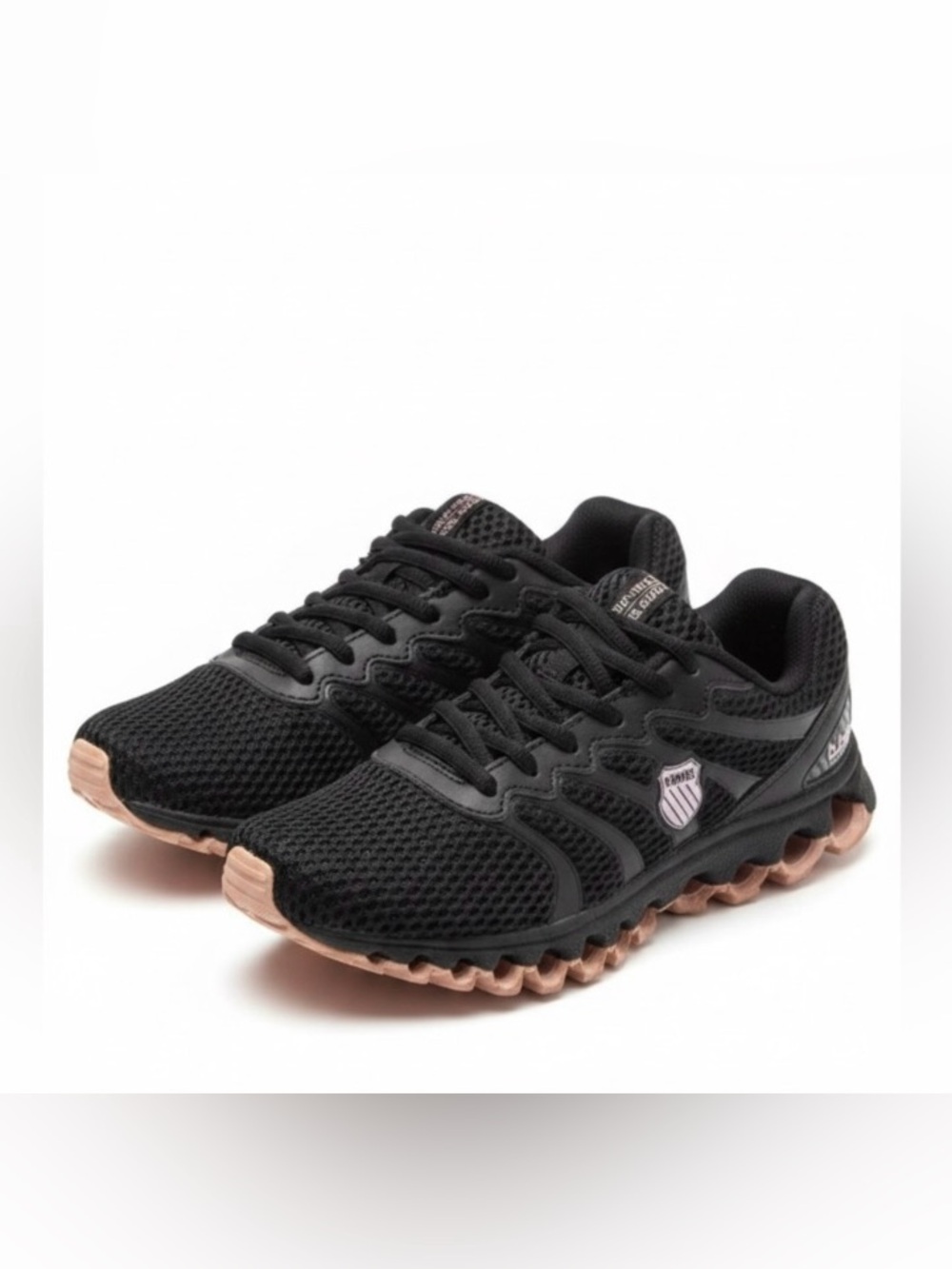 K-Swiss Tubes 200 Sneakers Black & Pink 2010 Original Release Women’s Size 6 - Picture 2 of 11